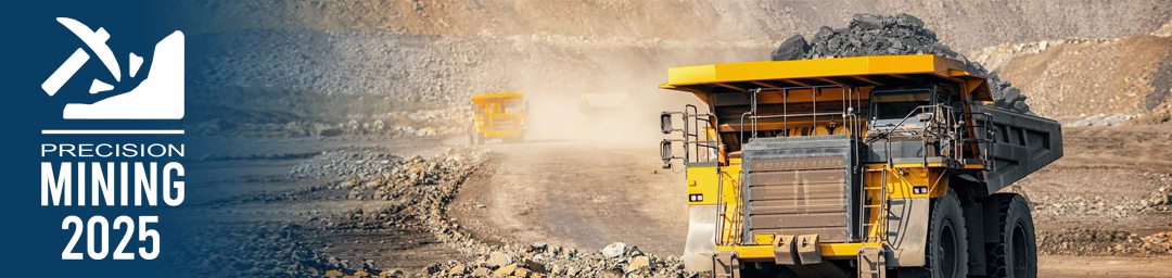 Loadscan mining production banner showing precision volumetric scanning to improve mine productivity